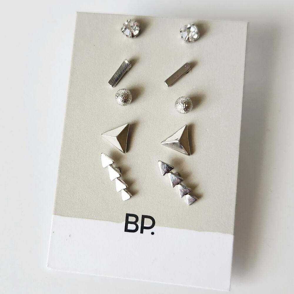 BP. Silver Earring Set